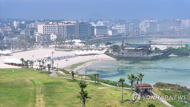 함덕해수욕장의 여름