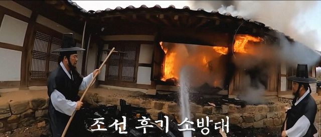 전북도소방본부가 제작한 '조선 소방관 출동' 영상