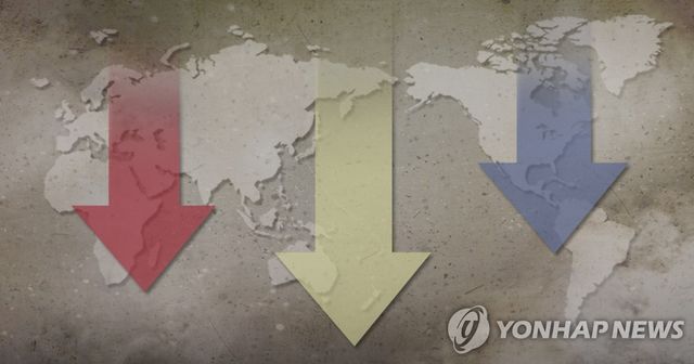 글로벌 경기 하락…세계경제 '잿빛' 전망(PG)