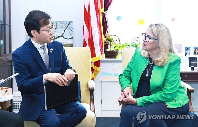 여한구 통상교섭본부장, 캐롤 밀러 하원의원과 면담