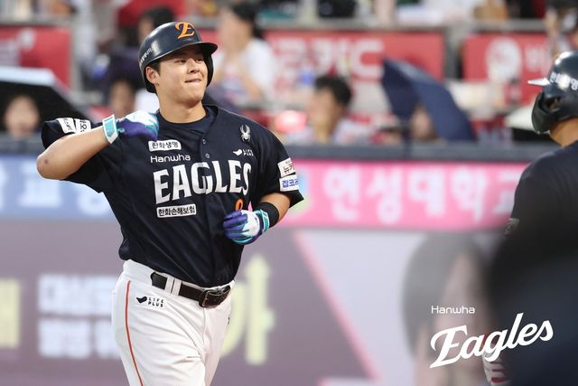 19일 kt전에서 결승 홈런 친 노시환