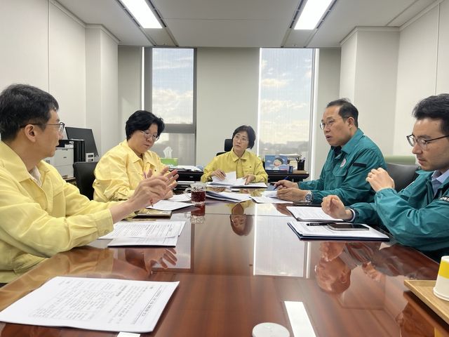 이스란 제1차관, 집중호우로 인한 피해시설 상황 점검 회의 주재