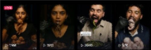 살아있는 동물 AI 먹방