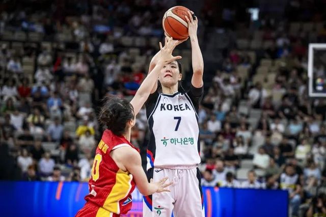 한국 박지수의 슛