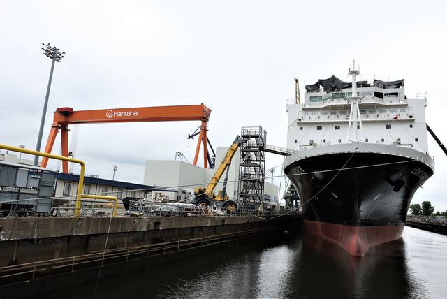 미국 펜실베이니아주 필라델피아의 한화 필리조선소