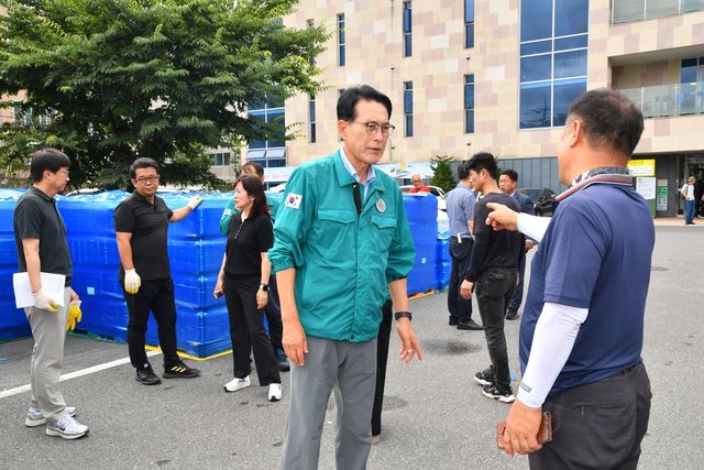 집중호우로 인한 단수 피해지역 지원·복구