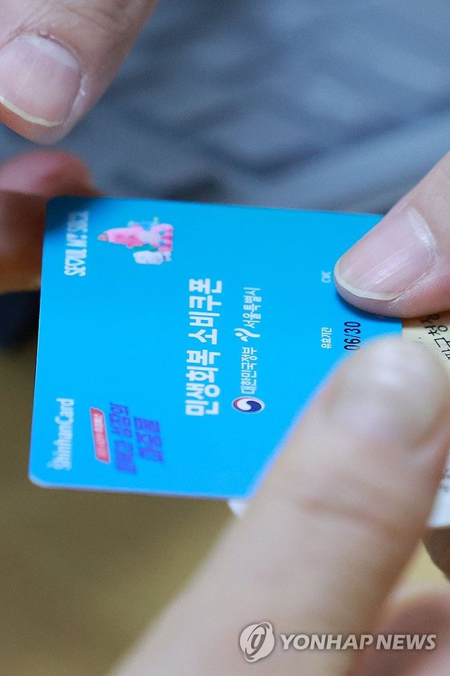 민생회복 소비쿠폰 받는 시민