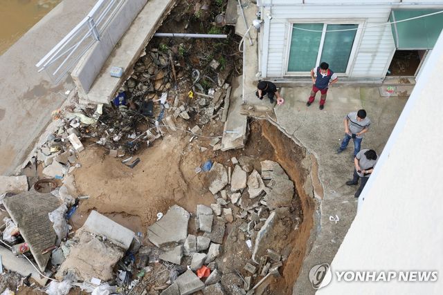 수마가 할퀴고 간 광주 도심