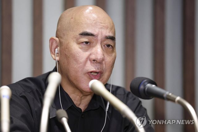 참의원에 당선된 햐쿠타 나오키 보수당 대표