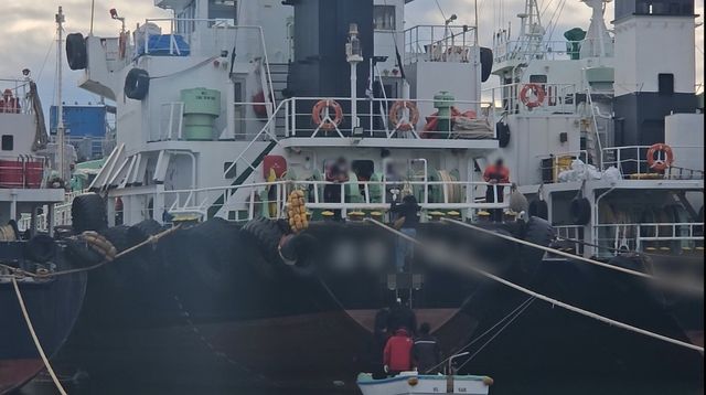 해상유 횡령한 석유운송선박 압수수색