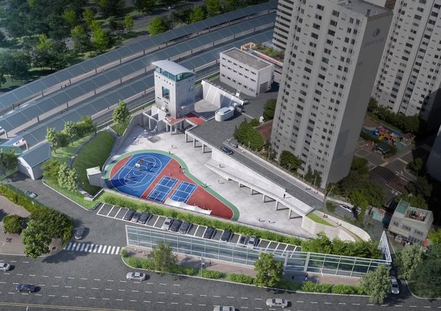 신길동 빗물 펌프장 유수지 증설(안)