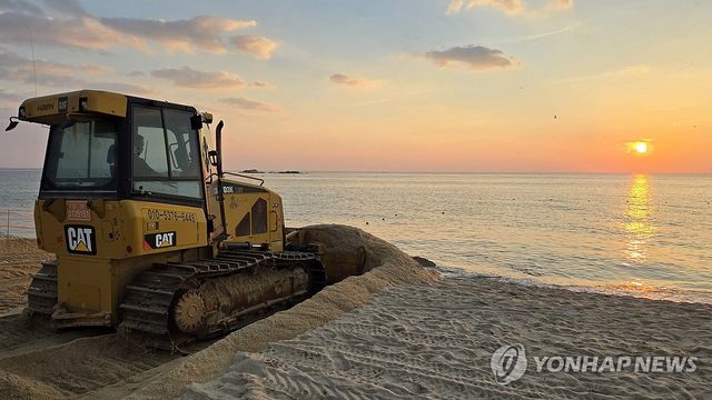 피서 성수기 앞둔 경포해수욕장