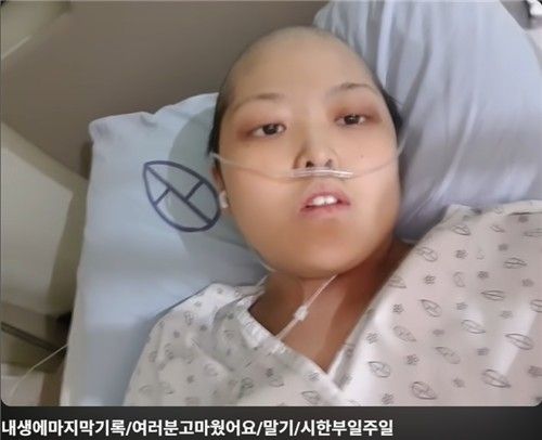 유튜버 꾸밍이 자신의 유튜브 채널 '꾸밍'에 생전 마지막으로 게시한 영상