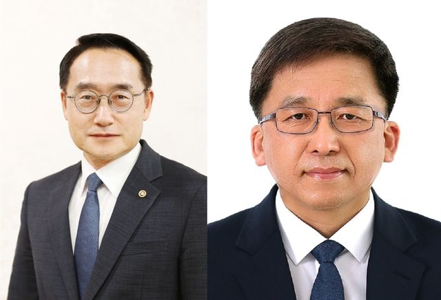 허철훈 신임 사무총장(좌), 강동완 신임 사무차장(우)