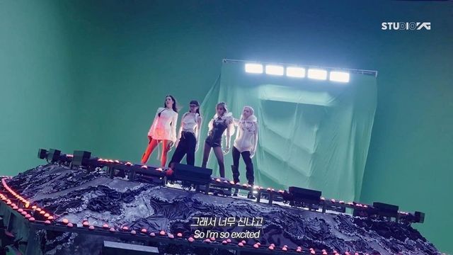 블랙핑크 신곡 '뛰어' 뮤직비디오 촬영 현장