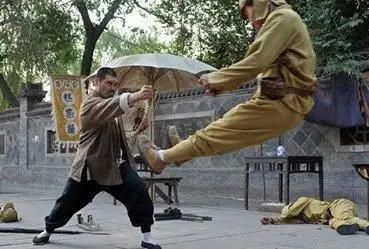 중일전쟁 시기 중국군 활약을 과장한 중국 드라마 장면의 예 [출처:바이두]