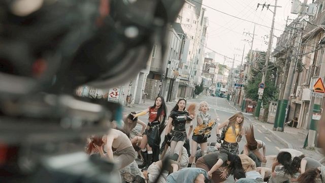 블랙핑크 신곡 '뛰어' 뮤직비디오 촬영 현장