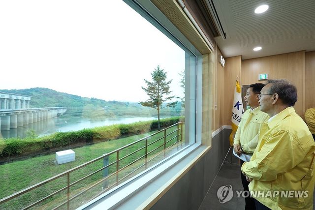 김남중 통일부 차관, 임진강 수해방지 점검