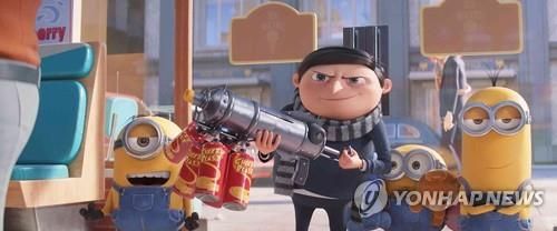 할리우드 애니메이션 '미니언즈2'의 한 장면