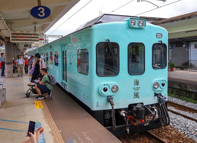 최근 운행을 시작한 대만의 디저트 열차 '하이펑' [사진/권혁창 기자]