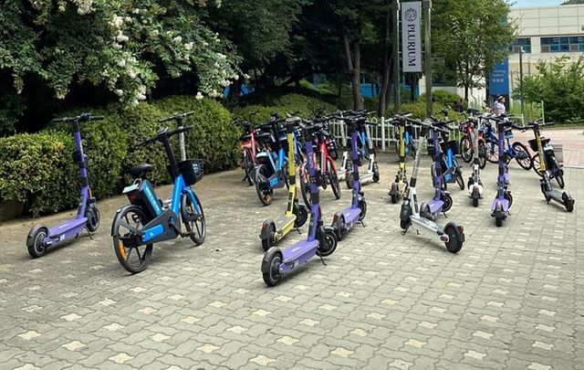 남양주시, 불법 주차·방치 전동 킥보드 단속