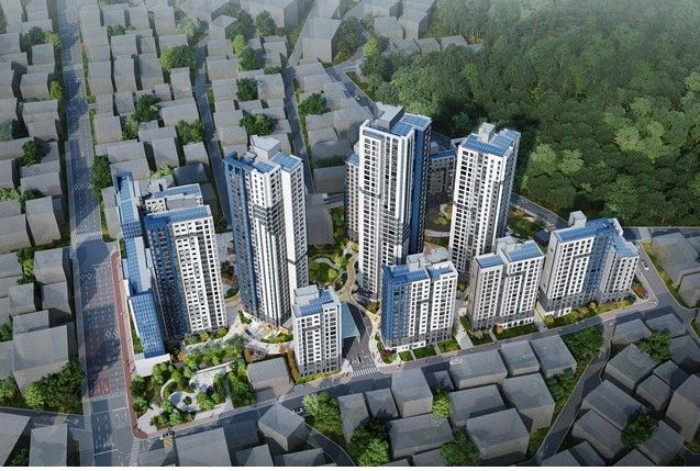 금천구 시흥동 817번지 일대 모아주택 조감도