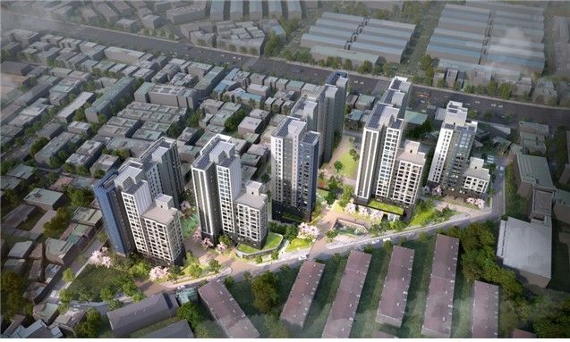 금천구 시흥동 943번지 일대 모아주택 조감도