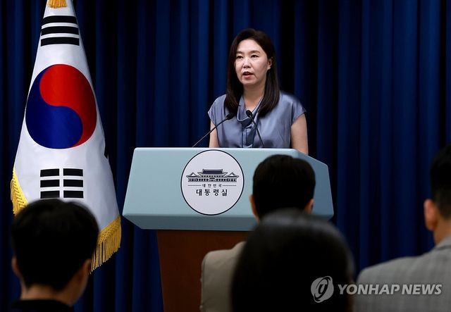 강유정 대통령실 대변인 현안 브리핑