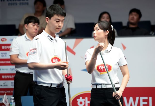 신생팀 하림의 김영원과 박정현