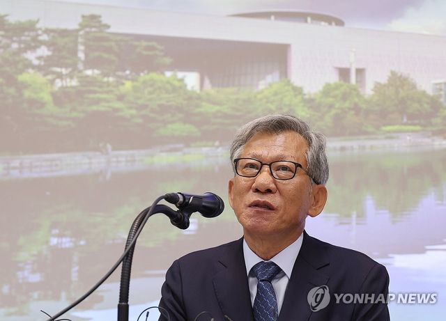 유홍준 국립중앙박물관장 기자간담회