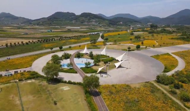 낙동강 수변공원 전경