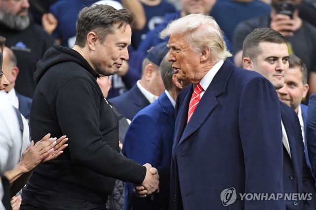 트럼프 대통령과 일론 머스크