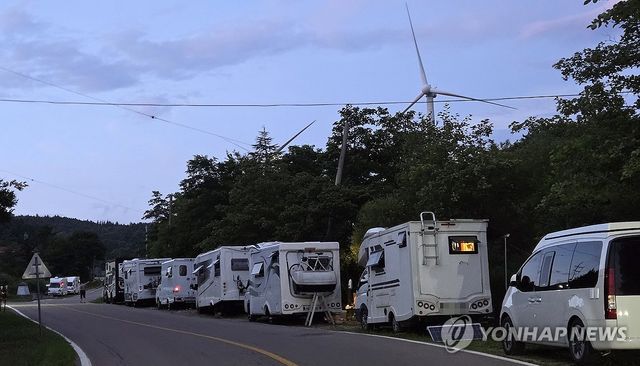 최저기온 19.6도의 대관령 아침 풍경