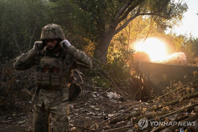 우크라이나 전장에 투입된 M109 자주포