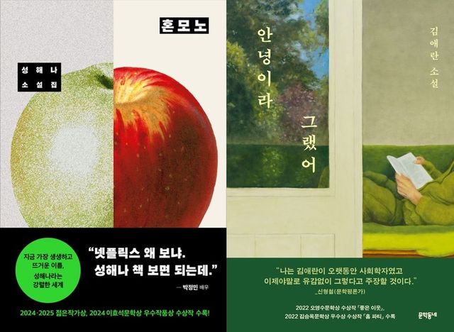 '혼모노' '안녕이라 그랬어' 책 표지