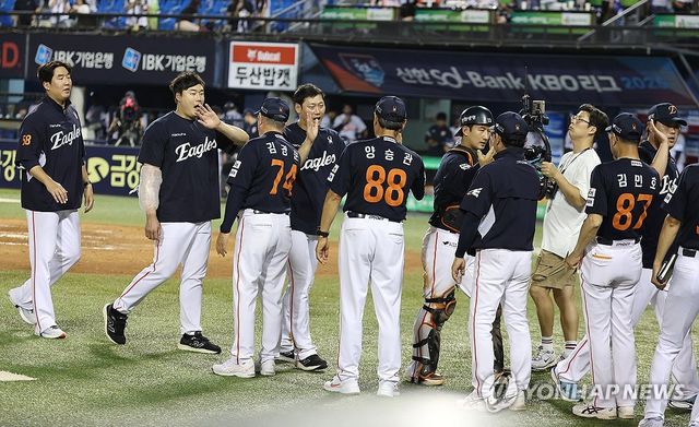 10연승 달성한 한화이글스