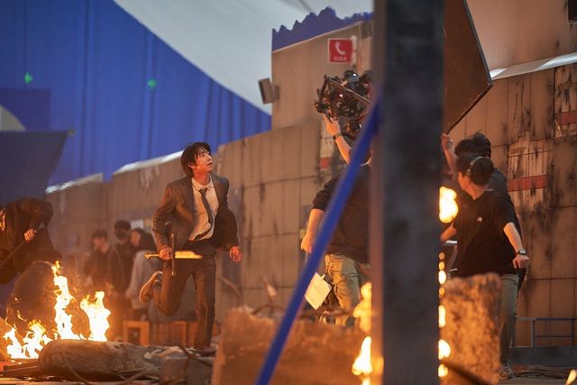 영화 '전지적 독자 시점' 촬영 현장