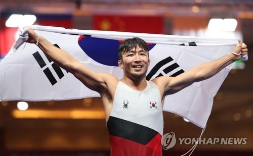 한국 남자 레슬링 영웅 류한수