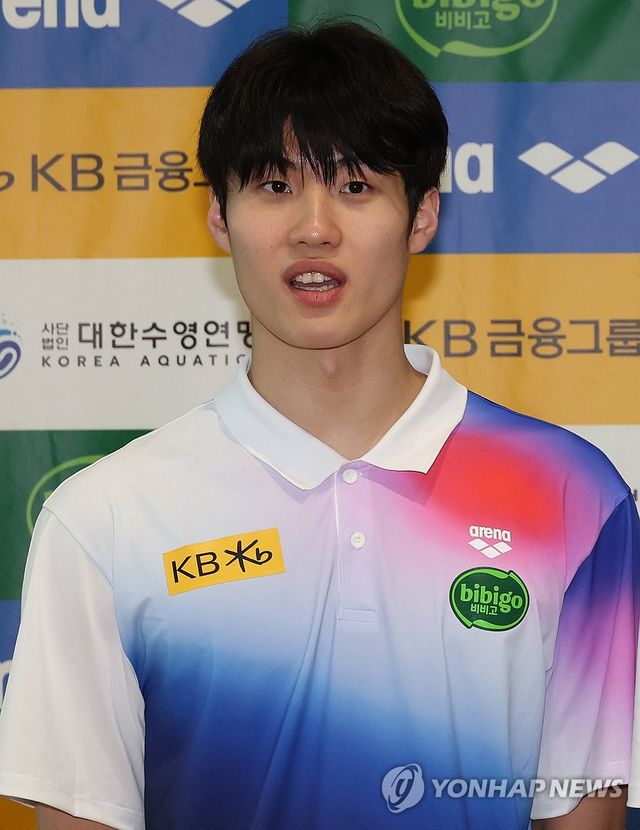 황선우, 승리를 향한 굳은 각오