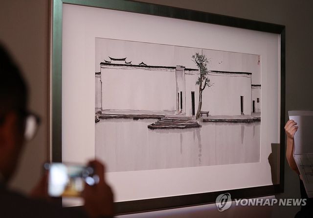 우관중의 대표작 '두 마리 제비'