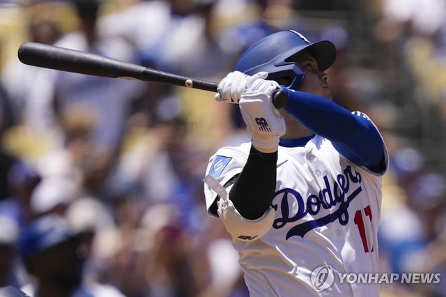 오타니, 5경기 연속 홈런