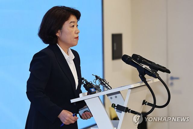 김건희 특검 브리핑하는 오정희 특검보