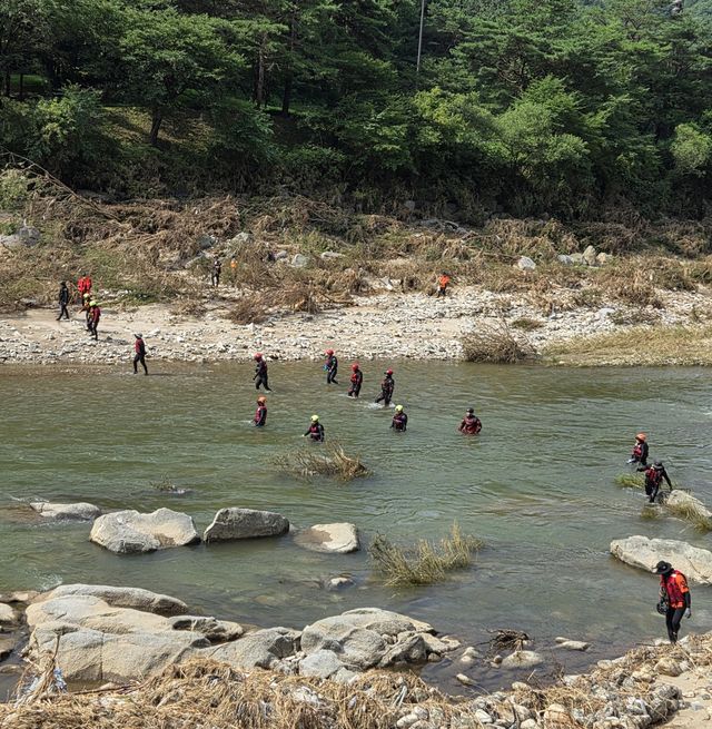 가평 폭우 실종자 수중 수색