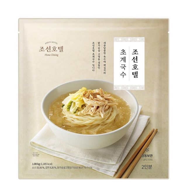 조선호텔앤리조트가 출시한 '조선호텔 초계국수'