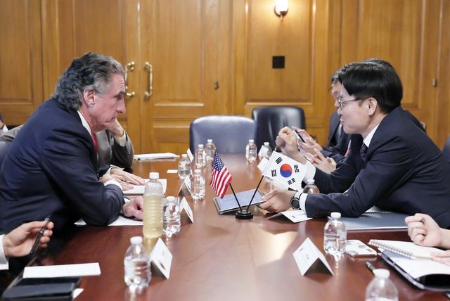 김정관 산업장관, 더그 버검 미국 백악관 국가에너지위원장 면담