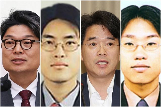 왼쪽부터 북부지검장 박현준·서부 임승철·수원 박재억·부산 김창진