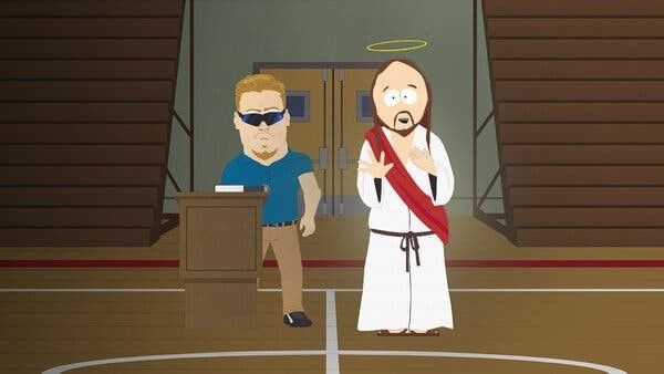 美애니메이션 '사우스 파크'에 등장한 예수 캐릭터