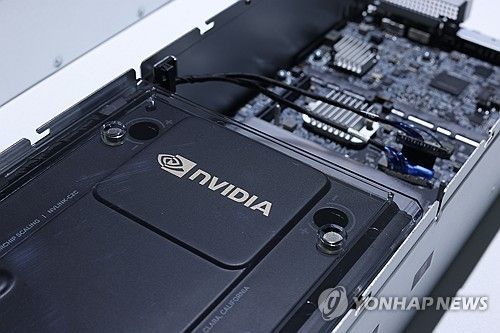 엔비디아의 GH200 서버 내부의 모습.