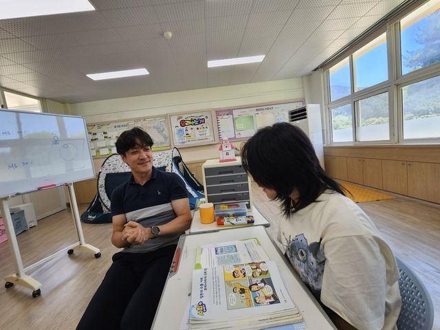 마지막 수업을 끝내고