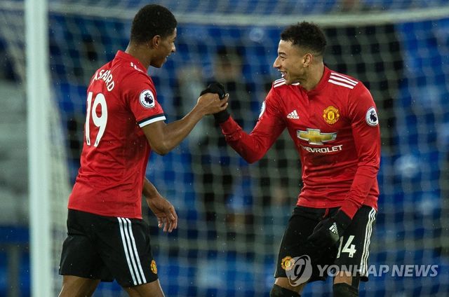 맨유에서 함께 활약했던 마커스 래시퍼드(왼쪽)와 제시 린가드